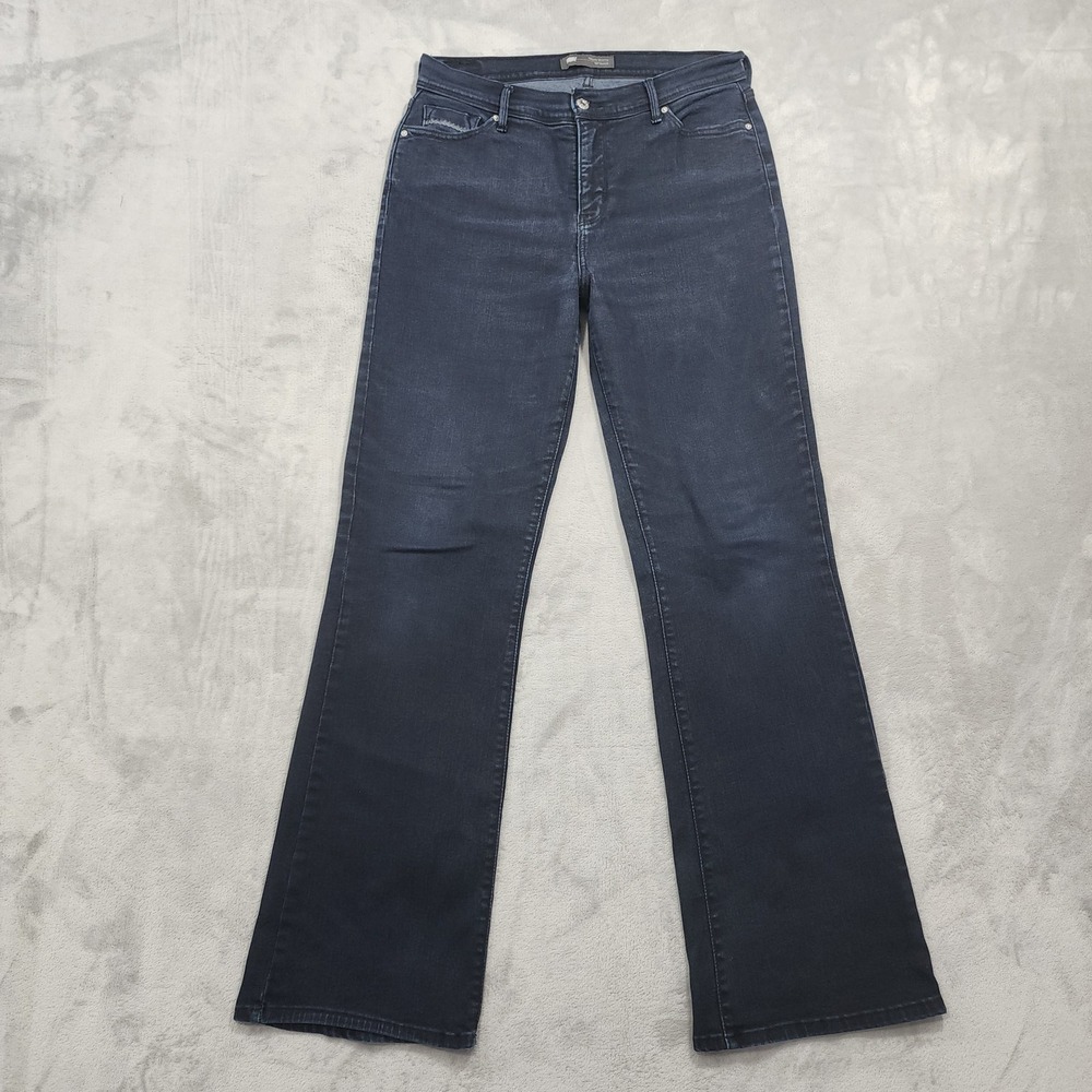 Levi's Jeans Womens 31 Blue Perfectly Slimming 512 Bootcut Slim Dark Wash Denim